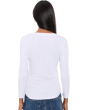 Enid 3/4 Sleeve V-Neck Crop Tee
