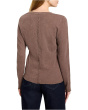 Lace Knit V-Neck T-Shirt
