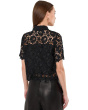 Patch Pocket Short Sleeve Lace Button Down