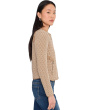 Brocade Fringe Knit Jacket