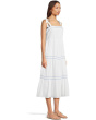 Cotton Clip Sq Neck Tiered Midi