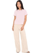 Jacee Shirred Shoulder Tee