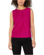 Sleeveless Crew Neck Knit Top