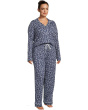 Plus Jolly & Bright Long Sleeve Notch Top & Long Pants Set