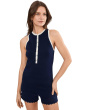 Maren Contrast Henley Tank