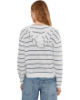 Long Sleeve Striped Hoodie Sweater