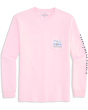 Vineyard Vines Мужская раскрашенная спортивная футболка Fisher с длинным рукавом
