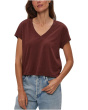 Harlan Cropped V-Neck Tee