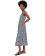 Fit-and-Flare Easy V-Neck Dress
