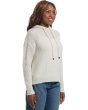 Likely Hood - Honeycomb Cable Stitch Hooded Sweater with drawstring detail