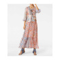 Designer-Maxikleid, bunt