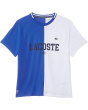 Short Sleeve Crew Neck Color Blocked Large Writing Tee Shirt (Little Kid/Toddler/Big Kid)