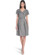 Melange Suiting Belted Aline