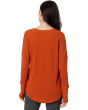 Washed Cotton Modal Thermal Long Sleeve V-Neck Tunic