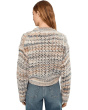 Fawn Open Stitch Stripe Pullover