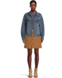 Retro Button Front Skirt