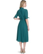 Chiffon Short Sleeve Shirt Dress