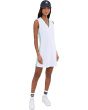 Sleeveless Pique V-neck Dress