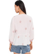 Peasant Blouse With Neck Tie