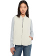 Organic Linen Cotton Crepe Stand Collar Vest