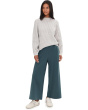 Lightweight Ponte Wide Ankle Pants