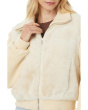 Faux Fur Sweater Bomber Jacket