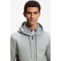 Boss Мужская ЗЕЛЕНАЯ толстовка на молнии с регулируемым капюшоном на завязках - Обтекаемый дизайн