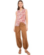 Sleeveless Pintuck Blouse