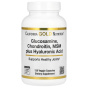California Gold Nutrition, Глюкозамин, хондроитин и МСМ с гиалуроновой кислотой, 120 растительных капсул
