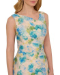 Asymmetrical Jacquard Midi Dress
