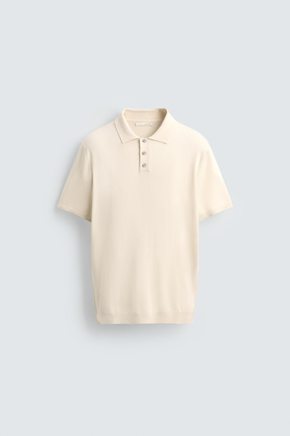 Zara ТРИКОТАЖНАЯ РУБАШКА-ПОЛО ОБЫЧНОЙ ФОРМЫ 497138827-251-2