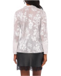 V-Neck Tunic Blouse with Contrast