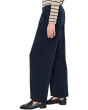 Garment Dyed Terry Wide Ankle Pants