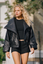 Zara Мини-ШОРТЫ черного цвета