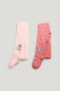 C&A Многослойные колготки Aristocats 2262747 розового цвета из 2 упаковок