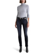 Mari Mid Rise Slim Straight Jean In Glitch