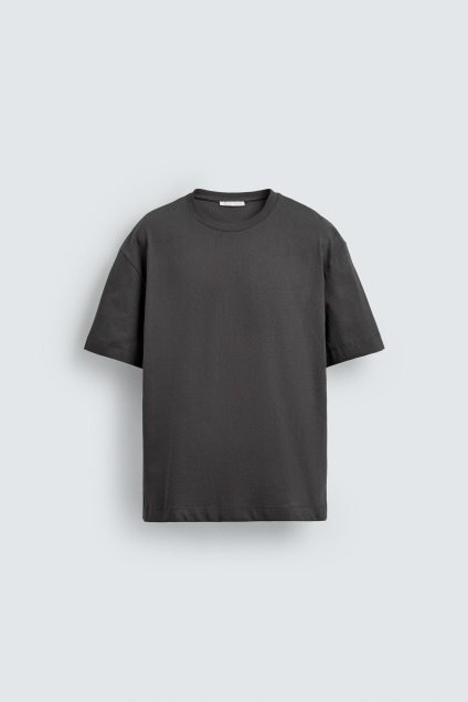 Zara БАЗОВАЯ ФУТБОЛКА В СУПЕРТЯЖЕЛОМ ВЕСЕ /03 523090975-898-2