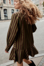 Zara ПОЛОСАТОЕ ПЛАТЬЕ С БАНТОМ В полоску