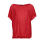 Feinstrickpullover, geranienrot