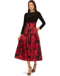 Combo Floral Jacquard Dress