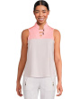 Dotted Up Print Sleeveless Polo