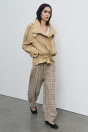 Zara БРЮКИ В КЛЕТКУ ZW COLLECTION 520763052-450-1