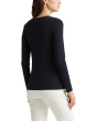 Cotton-Blend Long-Sleeve Top