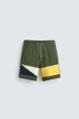 Zara ШОРТЫ ДЛЯ ПЛАВАНИЯ С ДЛИННЫМ ЦВЕТНЫМ БЛОКОМ 500301012-500-3