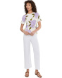 Short Sleeve Hydrangea Sweater