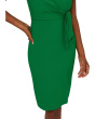 Tie Front Flutter Midi Dress
