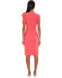 Pleated Bow Midi Dress