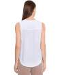 Ava Gauze Button Tank