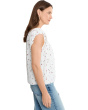 Flutter Sleeve Boat Neck Knit Top