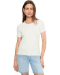 Ruffle Trim Sweater Tee